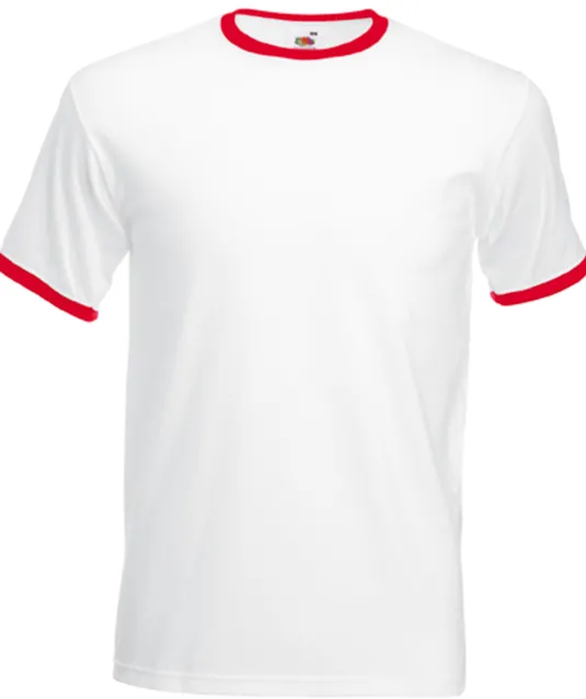 SC61168 - Valueweight Ringer T White / Red