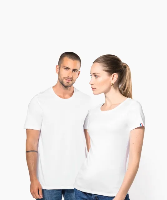 K3040 - Biologisch heren t-shirt "Origine France Garantie" White