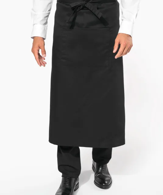K8004 - Extra lang schort Black