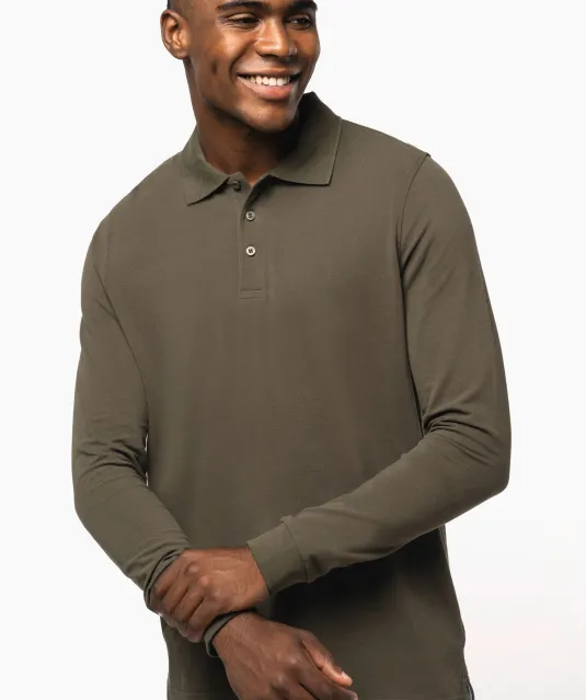 K243 - Polo lange mouwen White