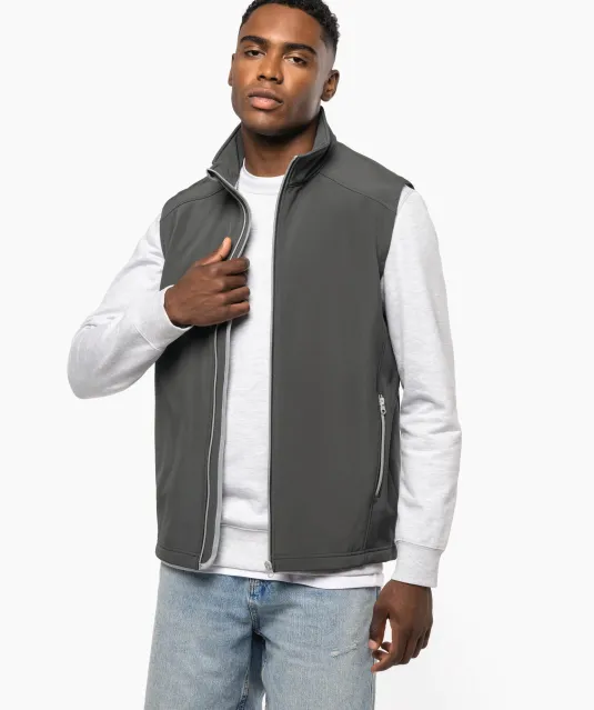 K423 - 2-laagse softshell-bodywarmer Black