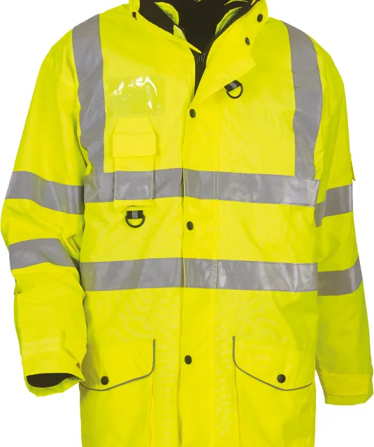 YHVP711 - Multifunctionele 7-in-1 veiligheidsparka Hi Vis Yellow