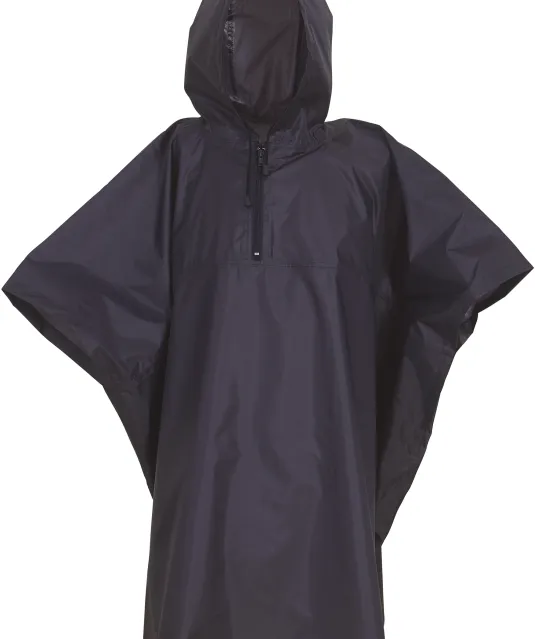 YHVS470 - Lichtgewicht poncho Navy