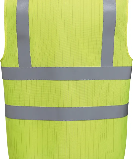 YHVW100ASFR - Hi-Vis, Anti-Statisch en vlamvertragend hesje Hi Vis Yellow