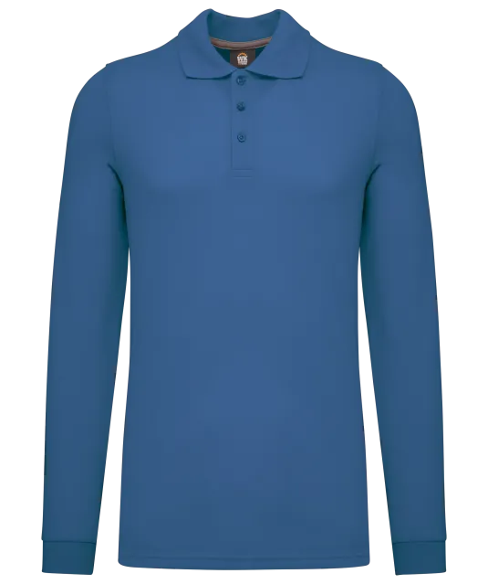 WK276 - Polo lange mouwen Light Royal Blue