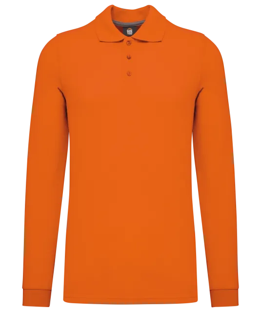 WK276 - Polo lange mouwen Orange