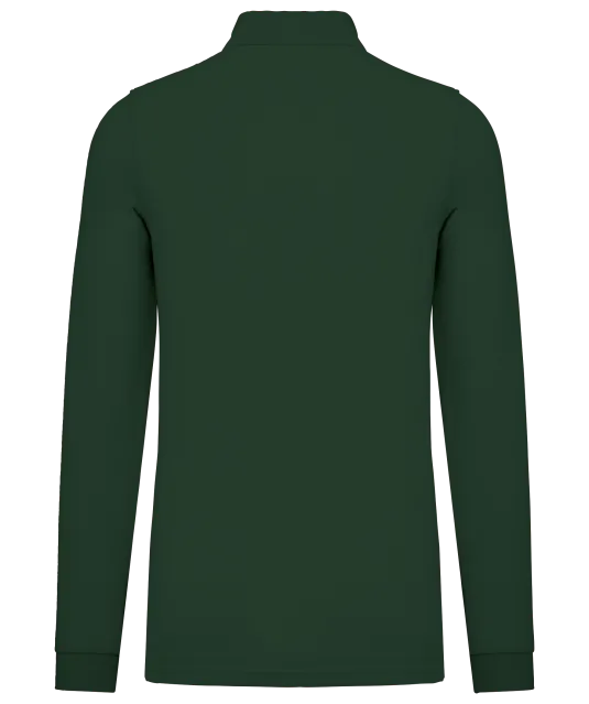 WK276 - Polo lange mouwen Forest Green