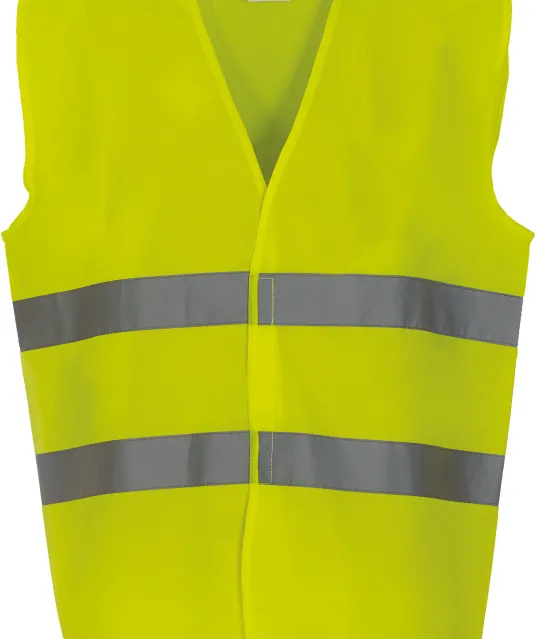 YHVW102 - Signalisatie 2 banden hesje Hi Vis Yellow