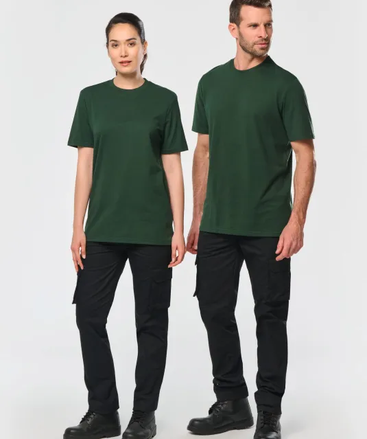 WK305 - Ecologisch uniseks T-shirt met korte mouwen White