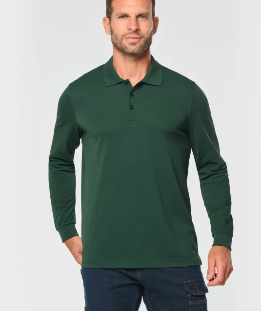 WK276 - Polo lange mouwen White