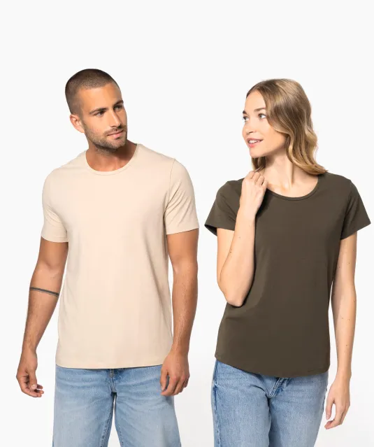 K3012 - T-shirt ronde hals korte mouwen White