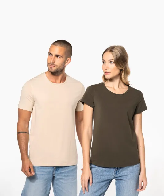 K3012 - T-shirt ronde hals korte mouwen White