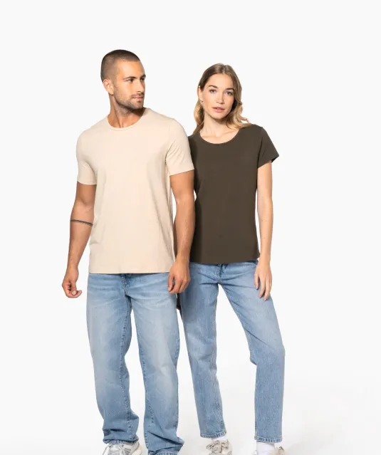 K3012 - T-shirt ronde hals korte mouwen White