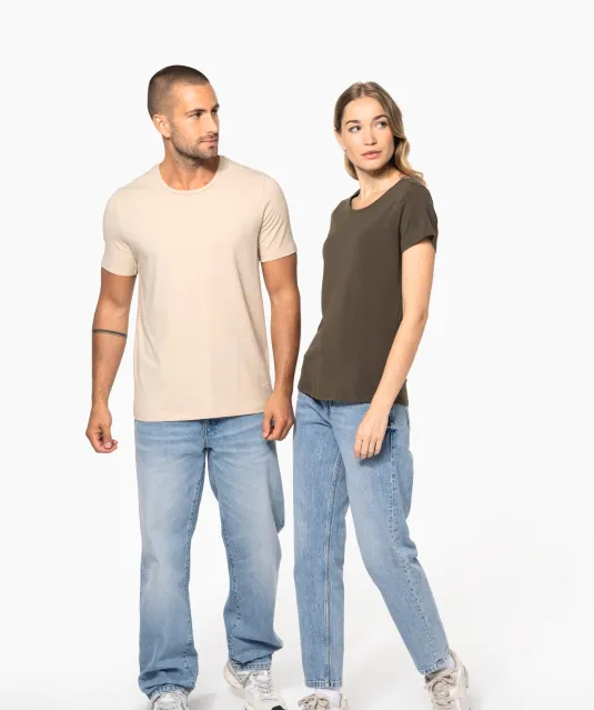 K3012 - T-shirt ronde hals korte mouwen White
