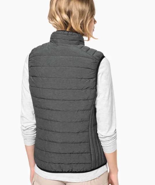 K6114 - Ladies' lightweight sleeveless down jacket Black