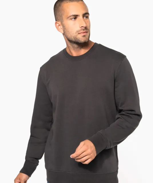 K4025 - Ecologische sweater met ronde hals White