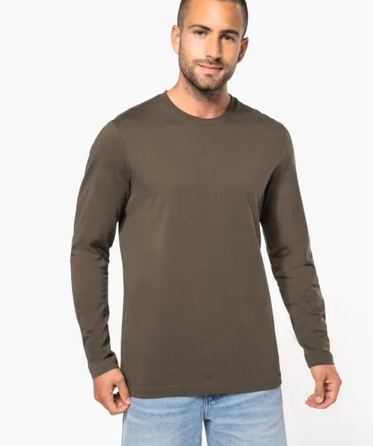 K359 - T-shirt ronde hals lange mouwen White