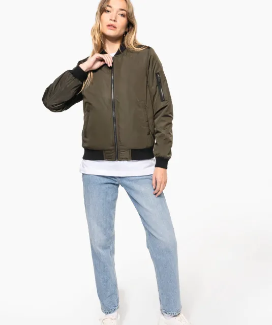 K6123 - Dames bomberjack Black