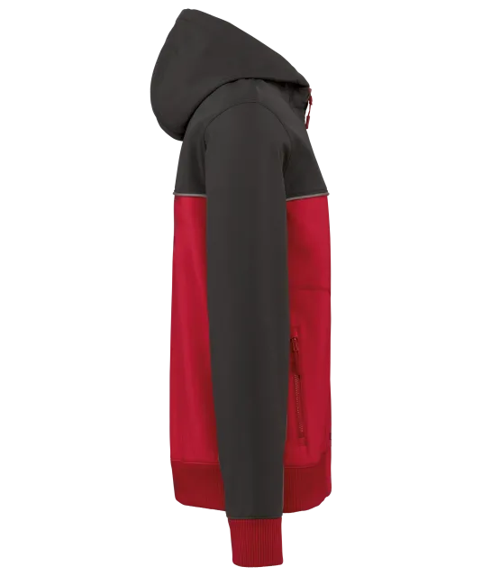 WK450 - 3-laags unisex softshelljas Red / Dark Grey