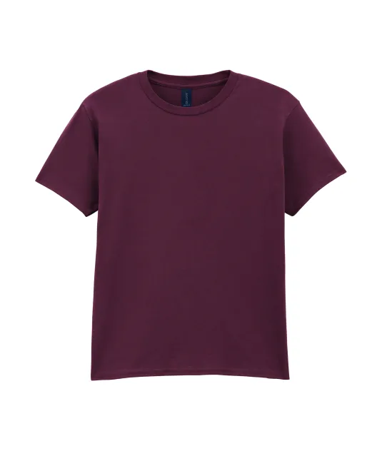 GI6400B - Softstyle Euro Fit Kinder T-shirt Maroon