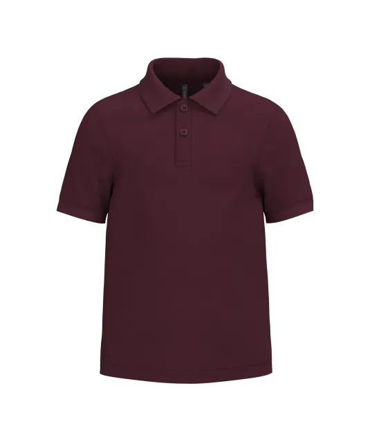 K268 - Kinderpolo met korte mouwen Wine