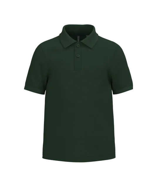 K268 - Kinderpolo met korte mouwen Forest Green