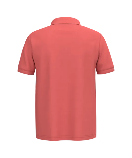K254 - Piqué-herenpolo korte mouwen True Coral
