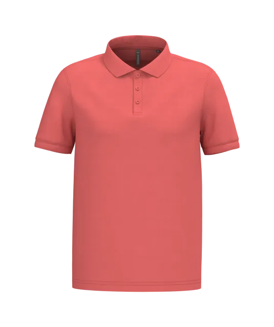 K254 - Piqué-herenpolo korte mouwen True Coral