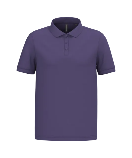 K254 - Piqué-herenpolo korte mouwen Purple