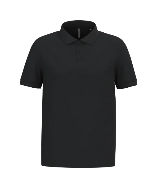 K254 - Piqué-herenpolo korte mouwen Black