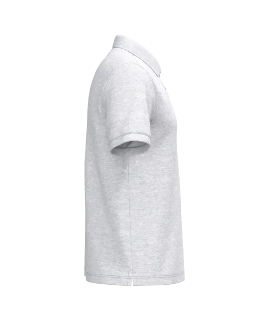 K241 - Piquépolo korte mouwen heren Ash Heather