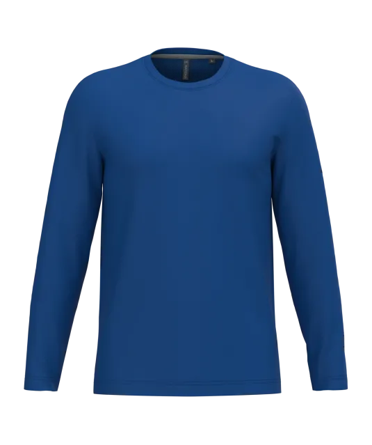 K359 - T-shirt ronde hals lange mouwen Royal Blue