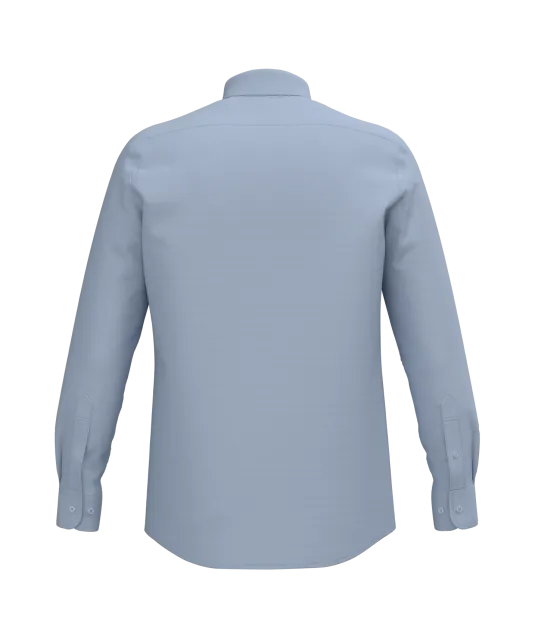 K595 - Heren overhemd Oxford lange mouwen Oxford Blue