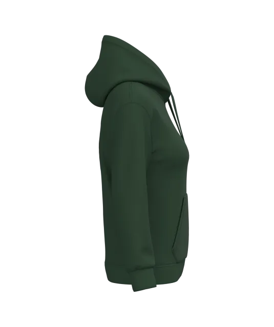 K473 - Eco damessweater met capuchon Forest Green