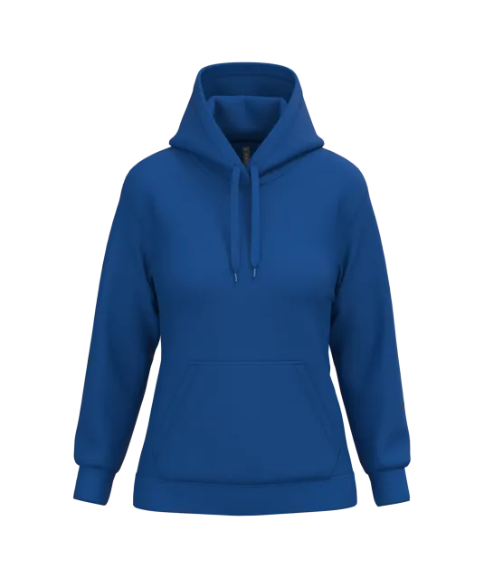 K473 - Eco damessweater met capuchon Royal Blue
