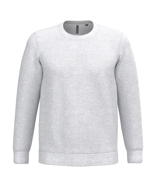 K474 - Sweater ronde hals Ash Heather