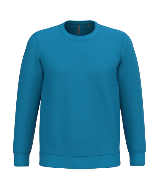 K474 - Sweater ronde hals Tropical Blue