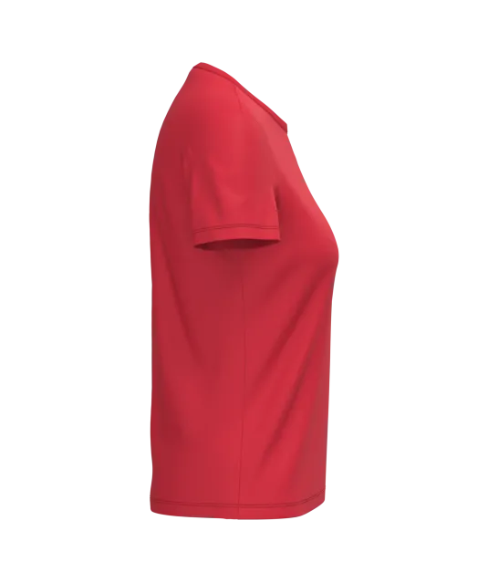 K3026IC - Dames-t-shirt BIO150IC ronde hals Red