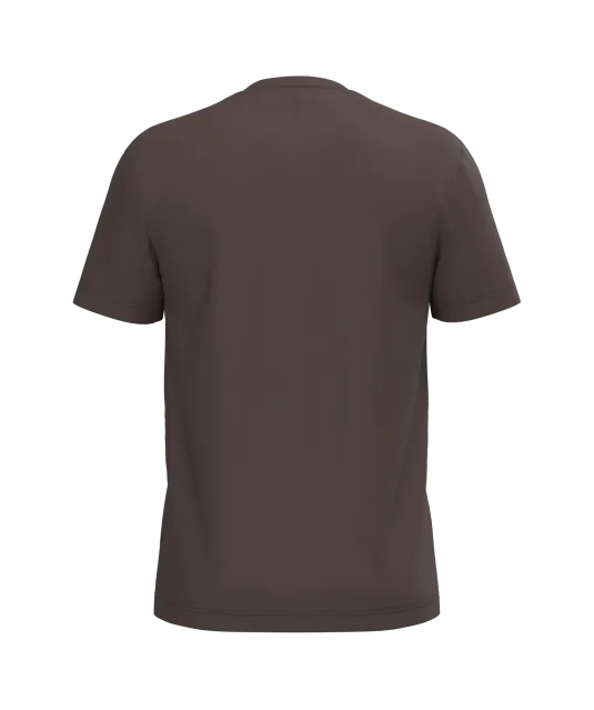 K357 - T-shirt V-hals korte mouwen Chocolate
