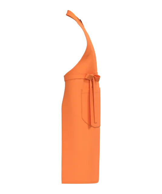K8007 - Schort met zak van biologisch katoen Light Orange