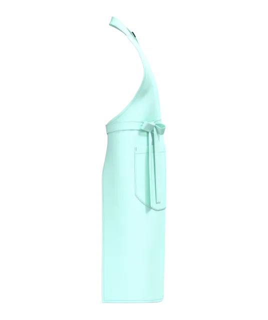 K8007 - Schort met zak van biologisch katoen Ice Mint
