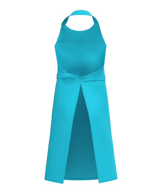 K8007 - Schort met zak van biologisch katoen Sea Turquoise