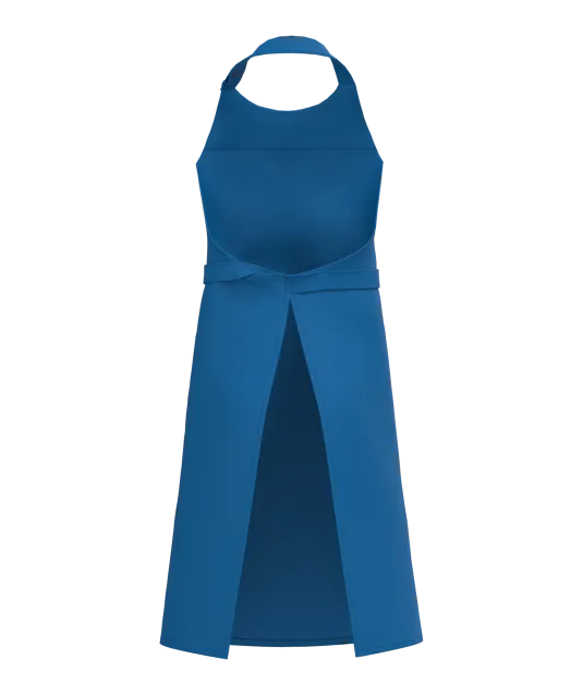 K8007 - Schort met zak van biologisch katoen Sea Blue