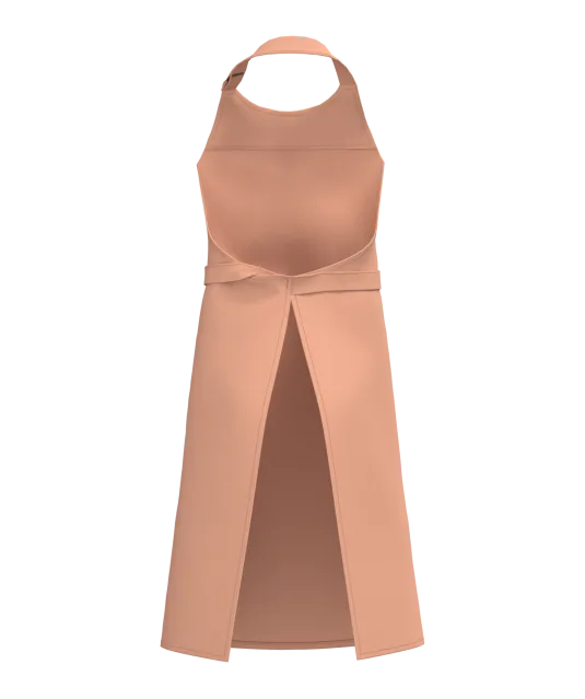 K8007 - Schort met zak van biologisch katoen Peach