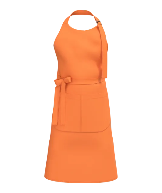 K8007 - Schort met zak van biologisch katoen Light Orange