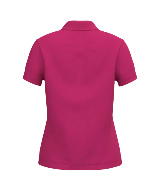 K255 - Piqué-damespolo korte mouwen Fuchsia