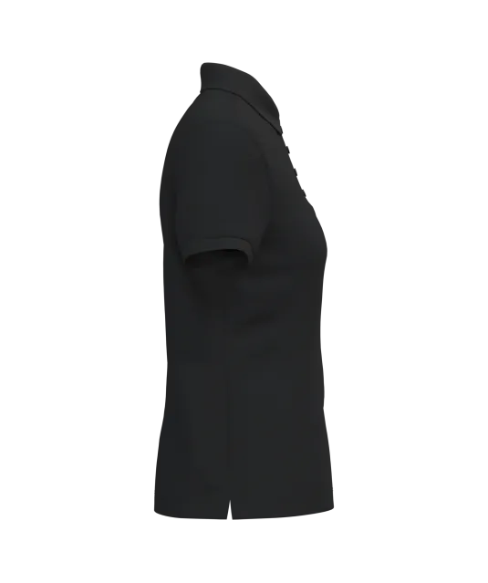 K255 - Piqué-damespolo korte mouwen Black