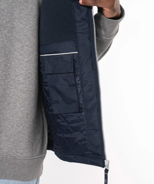 K659 - Met fleece gevoerde bodywarmer heren Convoy Grey