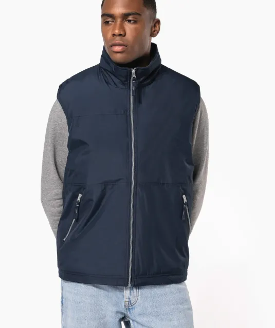 K659 - Met fleece gevoerde bodywarmer heren Convoy Grey