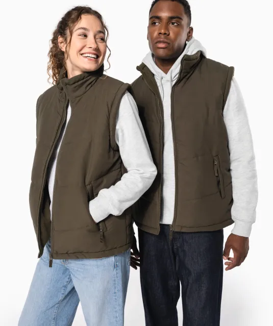 K6118 - Met fleece gevoerde bodywarmer Black